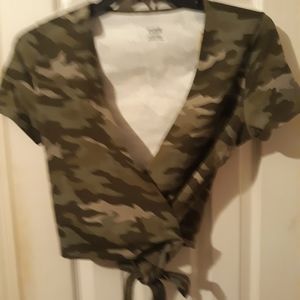 NWT Victoria's Secret Pink Wrap Shirt